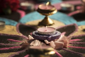 Salt Dough Candle Holder